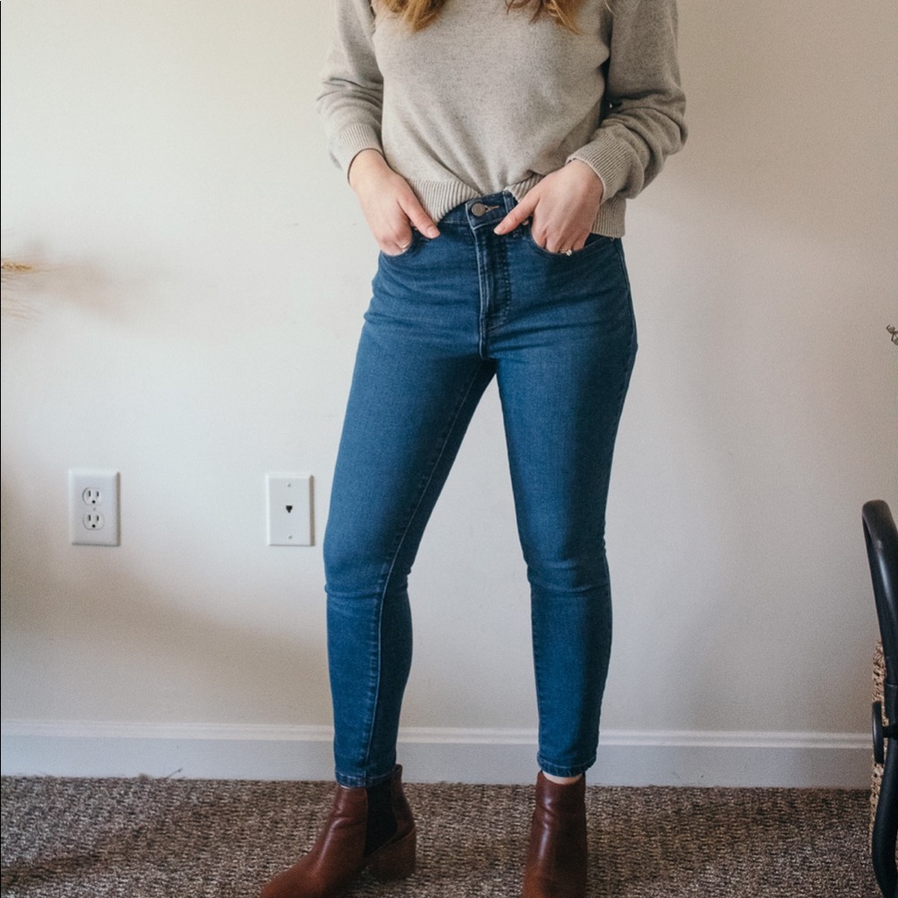 Everlane High Rise skinny jeans